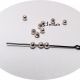 Bilute metalice argintii inox 2.5 mm