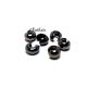 Crimp cover negre gun metal 5mm-3mm