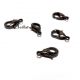 Carabine-lobstere negre gun metal 12mm-6mm