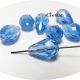 Cristale lacrima bleu transparente CR025