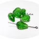 Cristale lacrima verde praz transparent CR024