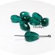 Cristale fatetate lacrima teardrop verde CR022