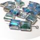 Cristale fatetate electroplacate bleu CR018