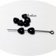 Cristale in forma de inima negre CR014