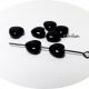 Cristale in forma de inima negre CR012