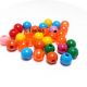 Mix margele acril diverse culori 9 mm  32 buc