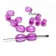 Margele acrilice mov transparente MA012