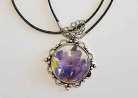 Pandantiv cabochon sticla