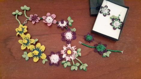 Set cu floricele