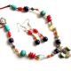 set coral turcoaz lapis lazuli si piatra lunii 