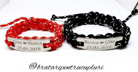Set de 2 brri din nur paracord
