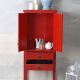 Cabinet exotic din lemn masiv rosu