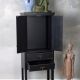 Cabinet exotic din lemn masiv negru