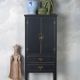 Cabinet exotic din lemn masiv negru