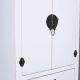 Cabinet exotic din lemn masiv alb