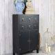 Cabinet exotic din lemn masiv negru
