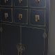 Cabinet exotic din lemn masiv negru