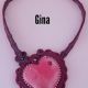 Colier soutache love