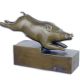 Porcusor- statueta din bronz 