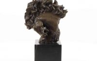 Calut stilizat - statueta din bronz pe soclu 