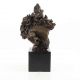 Calut stilizat - statueta din bronz pe soclu 