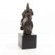 Calut stilizat - statueta din bronz pe soclu 