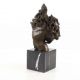 Calut stilizat - statueta din bronz pe soclu 