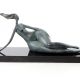Femeie  stilizata - statueta din bronz