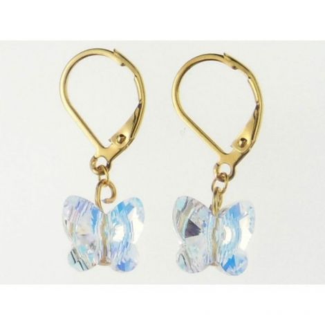 Cercei Swarovski Fluturas