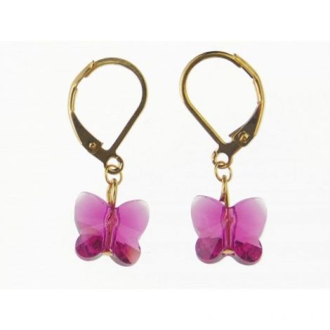 Cercei Swarovski Fluturas