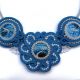 Colier soutache Flori de gheata