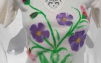 Bluza alba angora