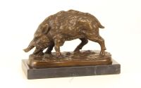 Porc mistret - statueta din bronz 