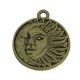 Pandantiv soare si luna bronz 29x25x3mm
