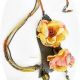 colier floral galben portocaliu
