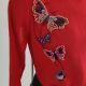 Bluza cu broderie manuala din margele