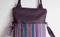 Genata multifunctionala Violet stripes