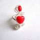 inel howlite rosu