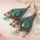 Cercei handmade cu briolete de agat