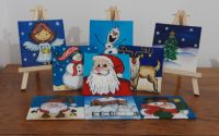 Mini picturi hand made pentru Crciun 