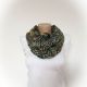 Padureanca - fular guler neckwarmer crosetat