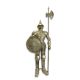 Armura gigantica argintie de cavaler medieval 