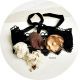 set romantic dantelat floral