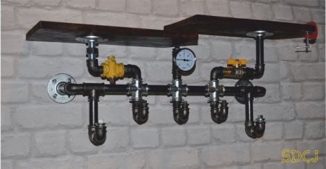 cuier suport lemn steampunkdesigncj steampunk