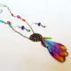 Set boho hippie I dream of flying. Tropical sunset