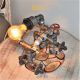 lampa om moto steampunkdesigncj lampa steampunk