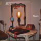 lampa suport lemn steampunkdesigncj steampunk