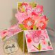 Felicitare pop-up "Flori de cires"