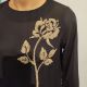 Bluza cu broderie din margele