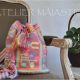 geanta decorata cu motiv popular Oltenia flori